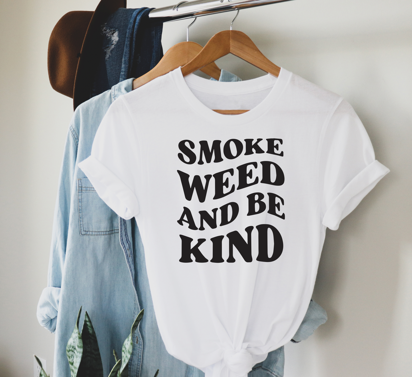 Smoke Weed and Be Kind Marijuana Tee