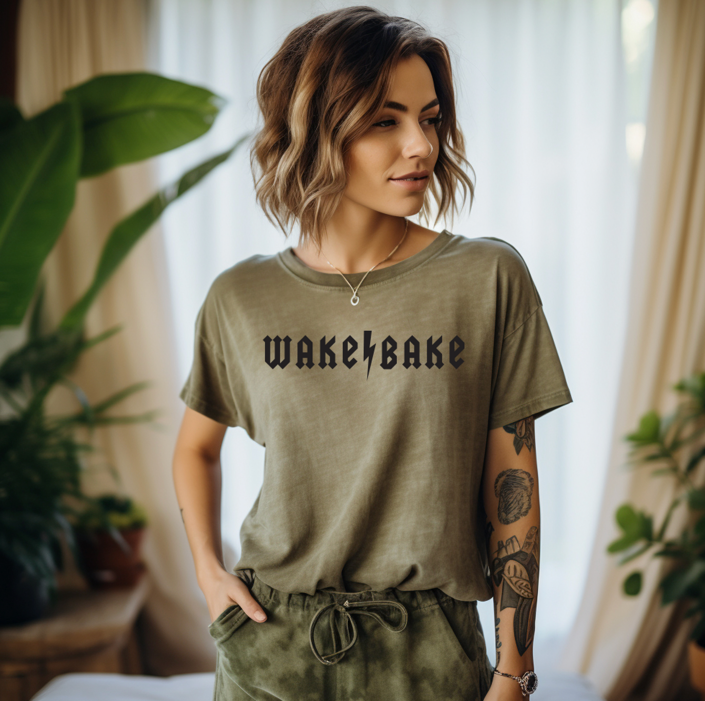 Wake and Bake Marijuana Tee