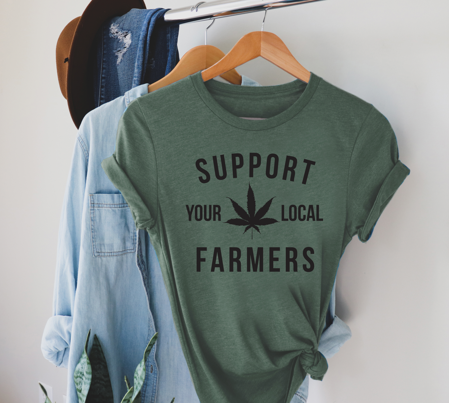 Support Your Local Farmers Marijuana Tee