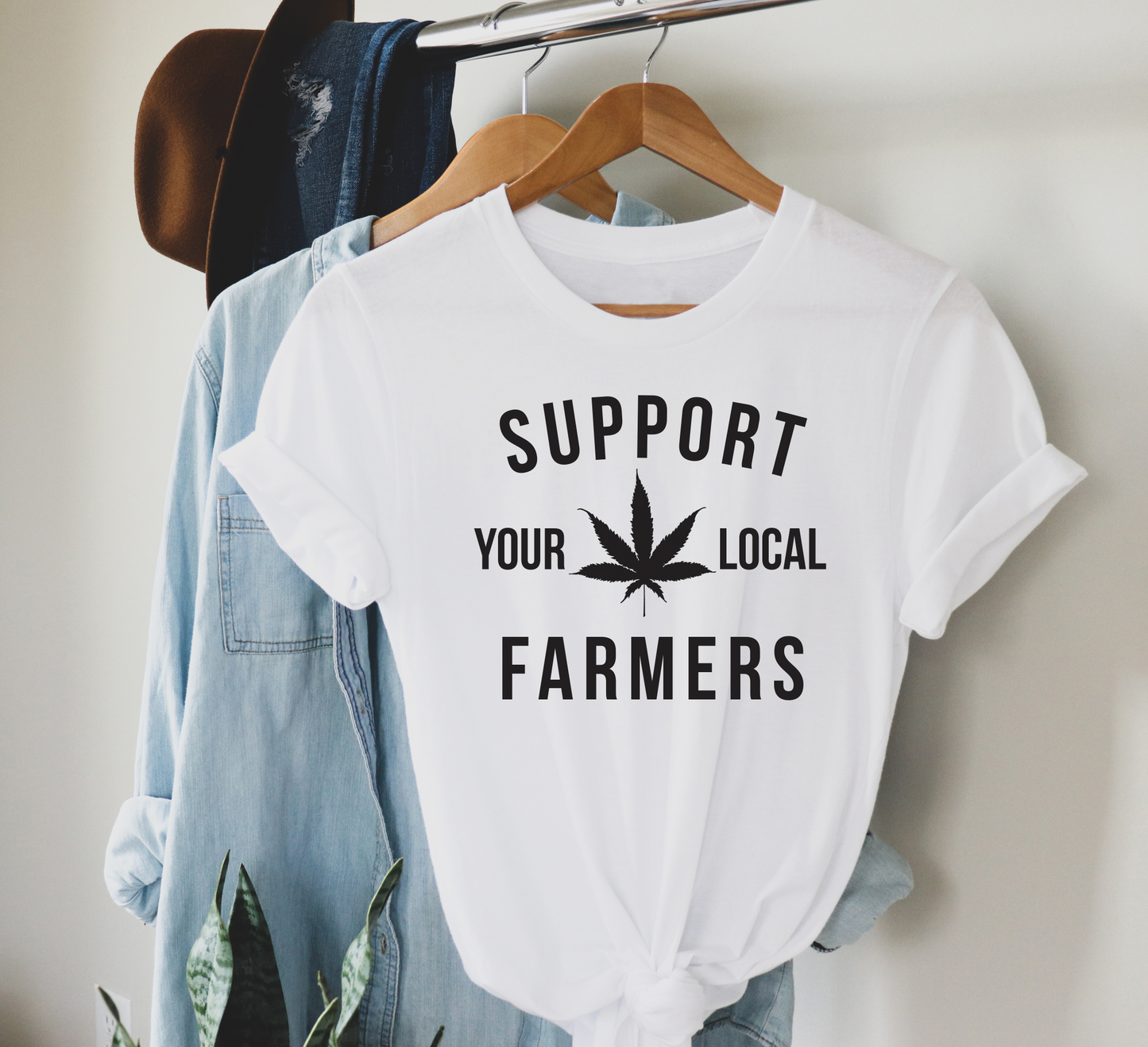 Support Your Local Farmers Marijuana Tee