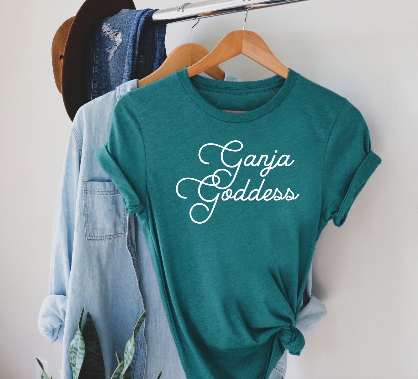 Ganja Goddess Marijuana Tee